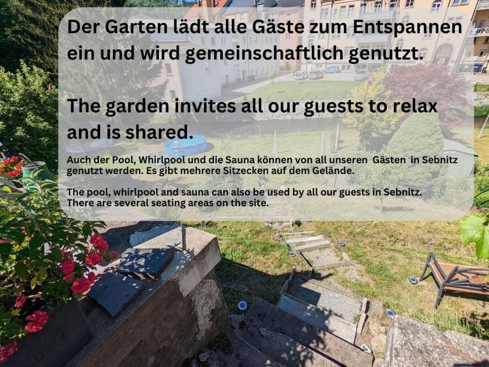 F4 - Urlaubsmagie - Grosse Wohnung Fuer Bis Zu 10 Personen Sebnitz Buitenkant foto